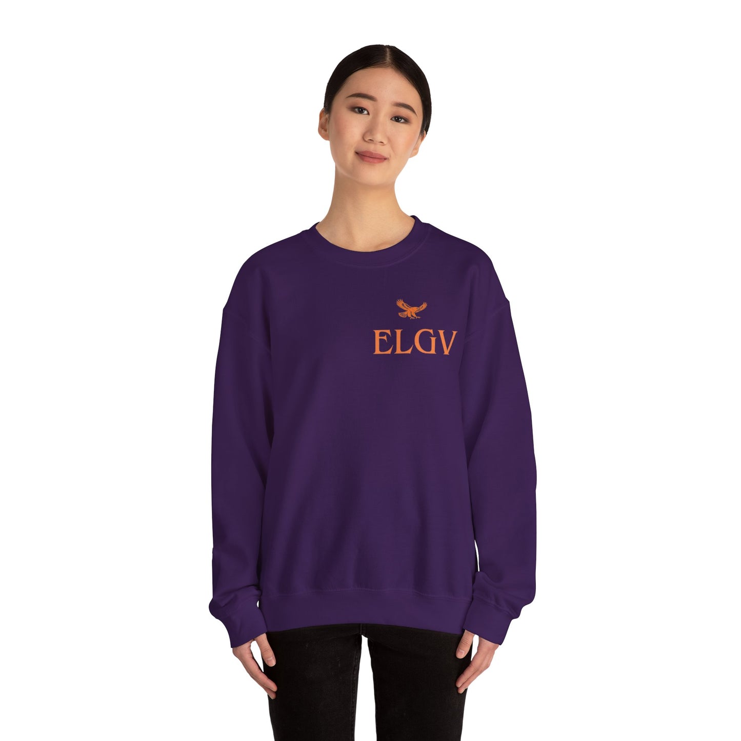 “Side ELGV logo orange” sweatshirt