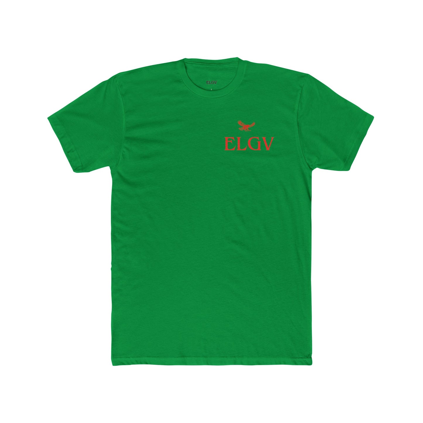“Side ELGV logo red” tee