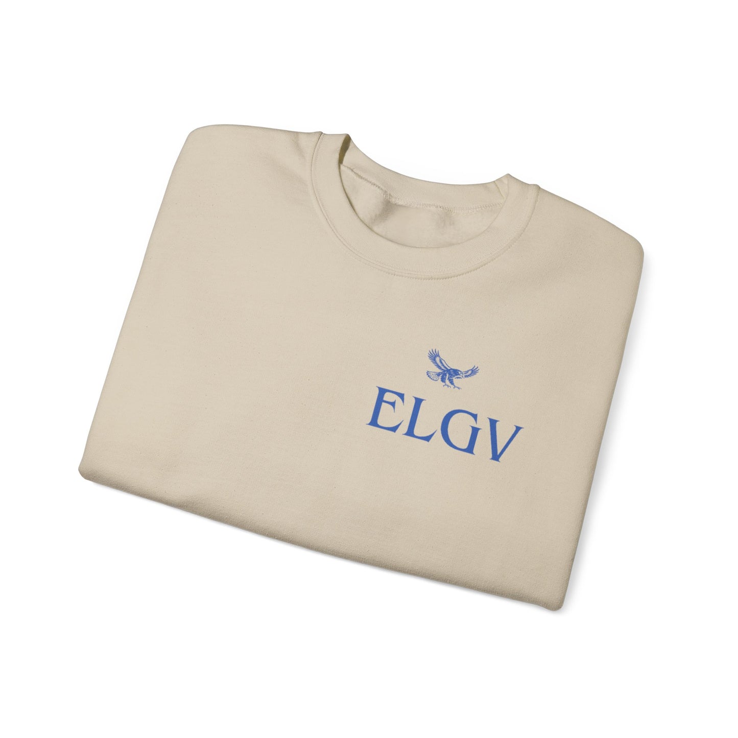 “Side ELGV logo blue” sweatshirt