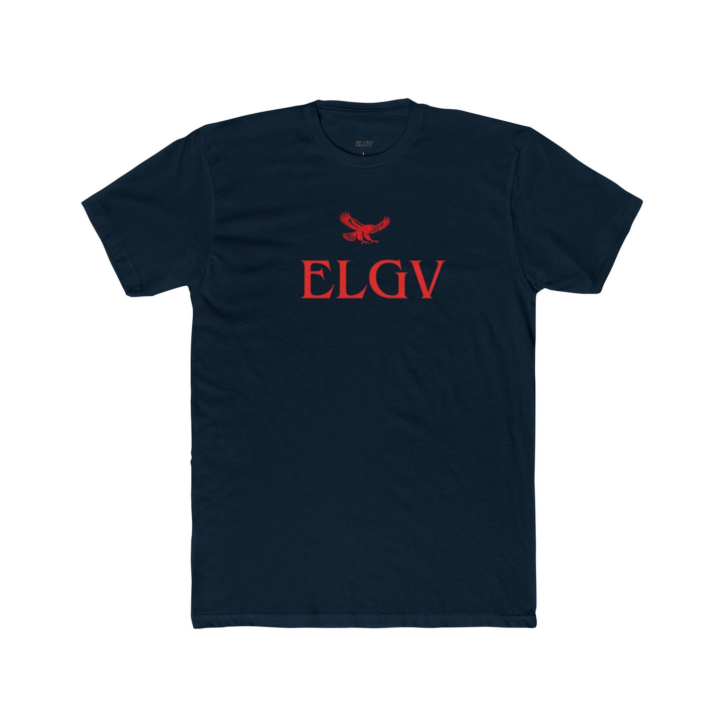 “Center ELGV logo red” tee