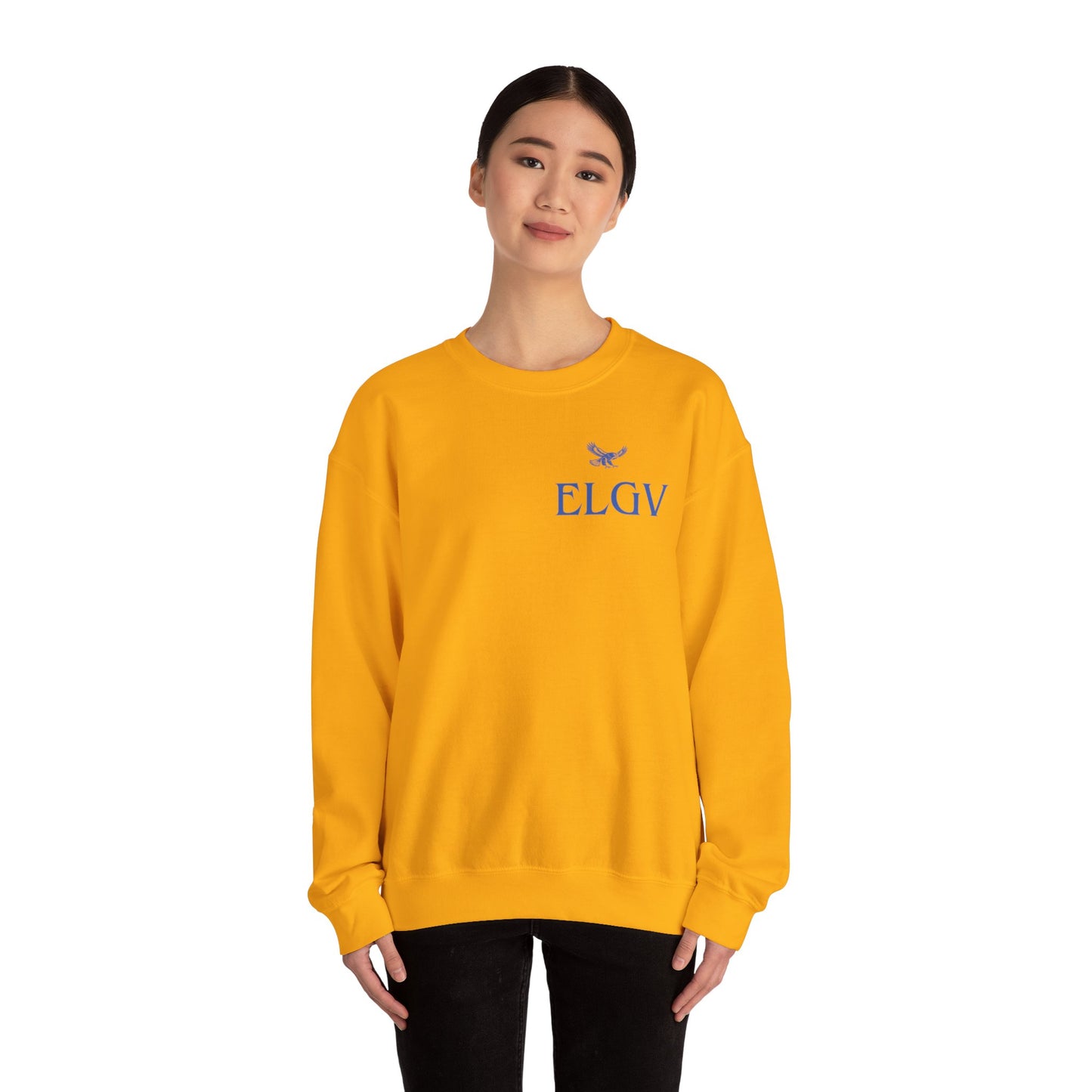 “Side ELGV logo blue” sweatshirt