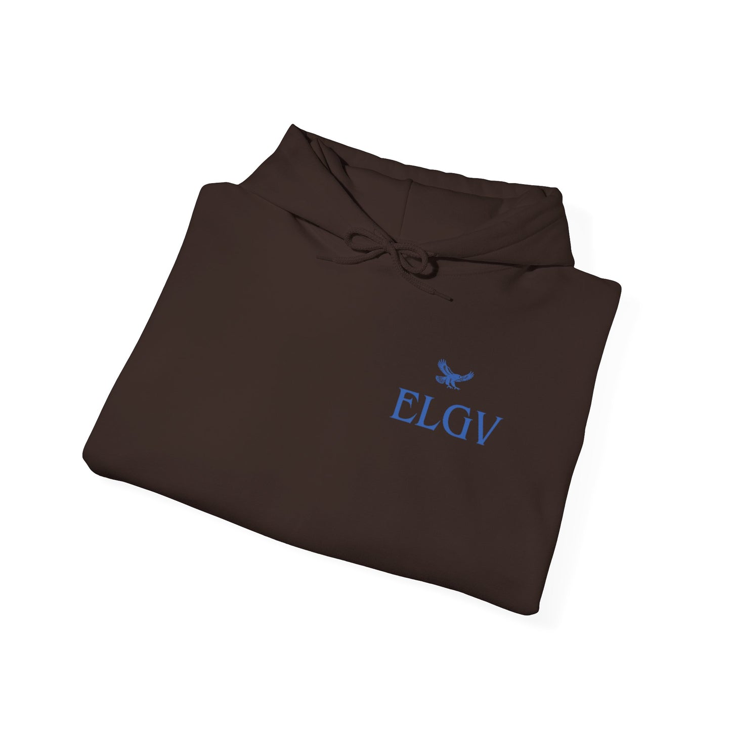 “Side ELGV logo blue” hoodie