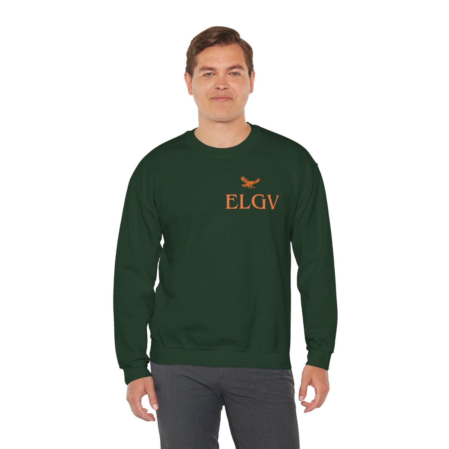“Side ELGV logo orange” sweatshirt