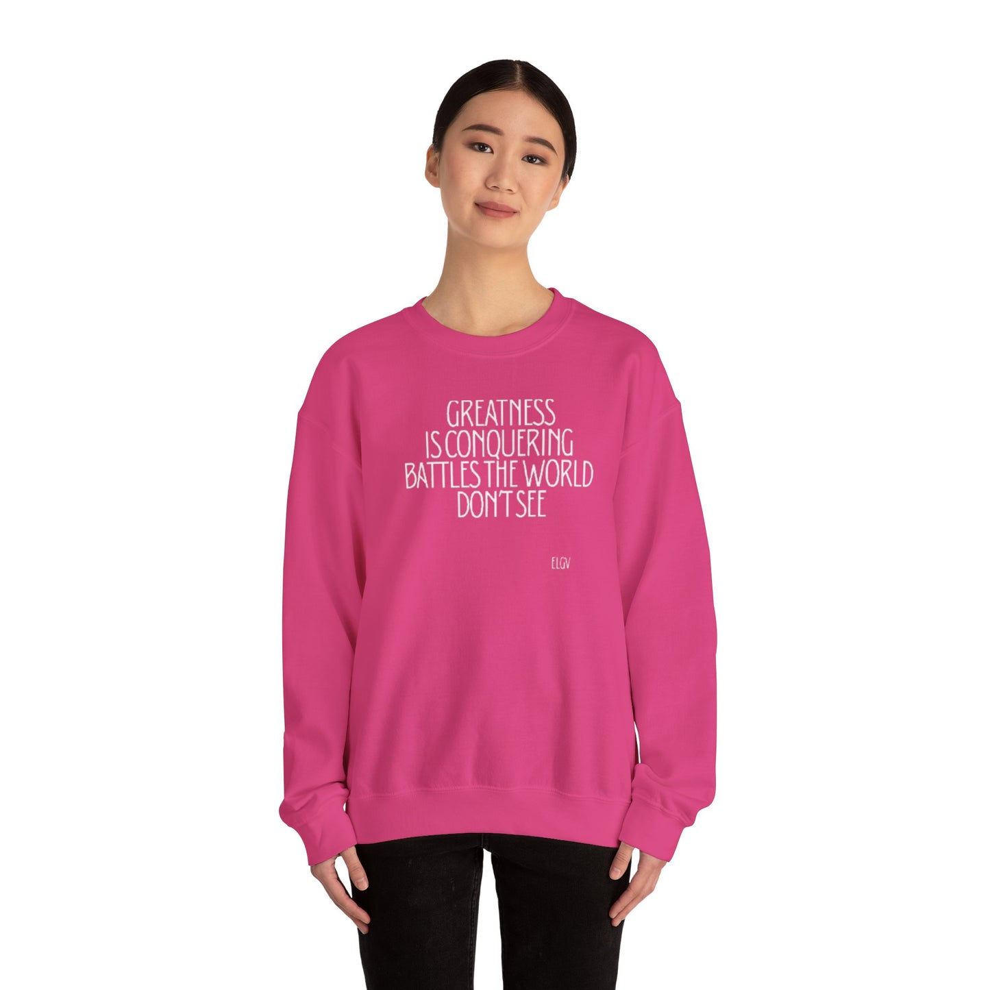 “Conquering battles” sweatshirt