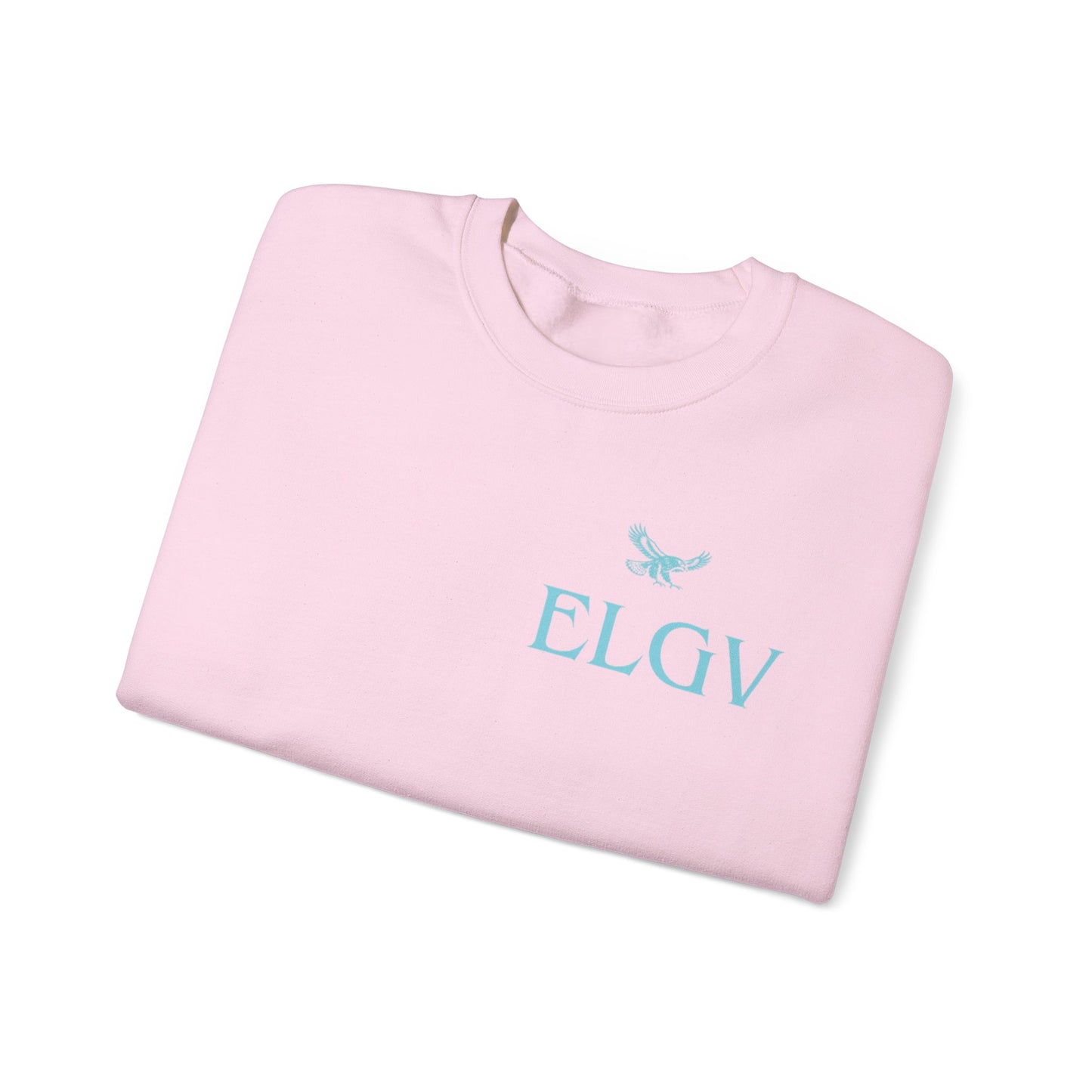 “Side ELGV logo aqua” sweatshirt