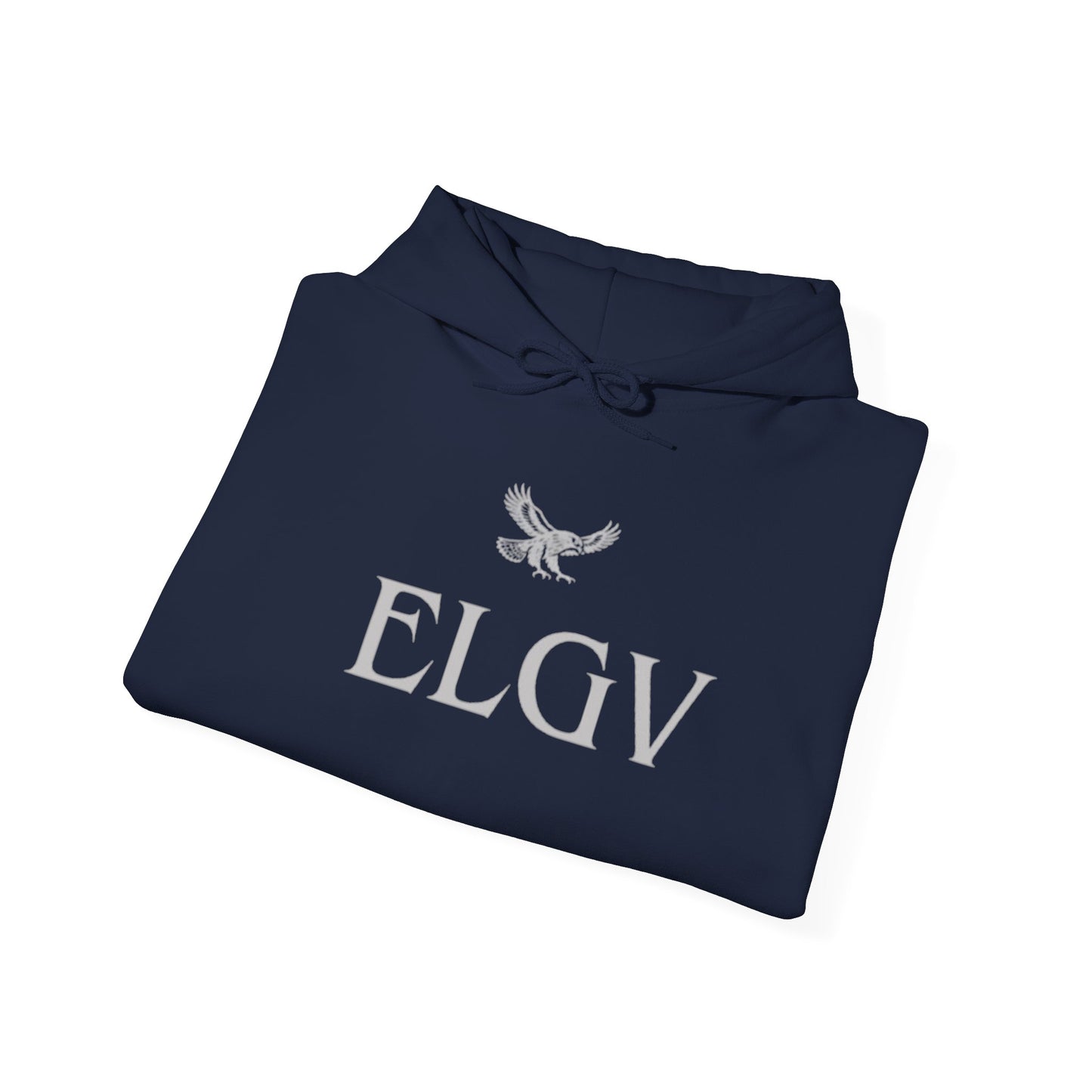 “Center ELGV logo grey” hoodie