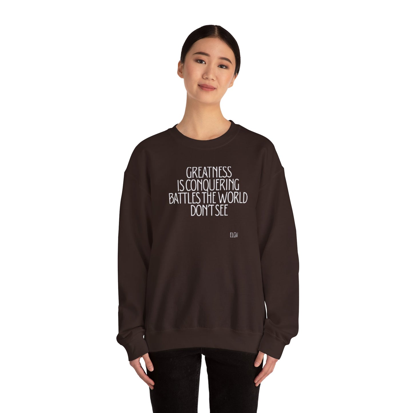 “Conquering battles” sweatshirt