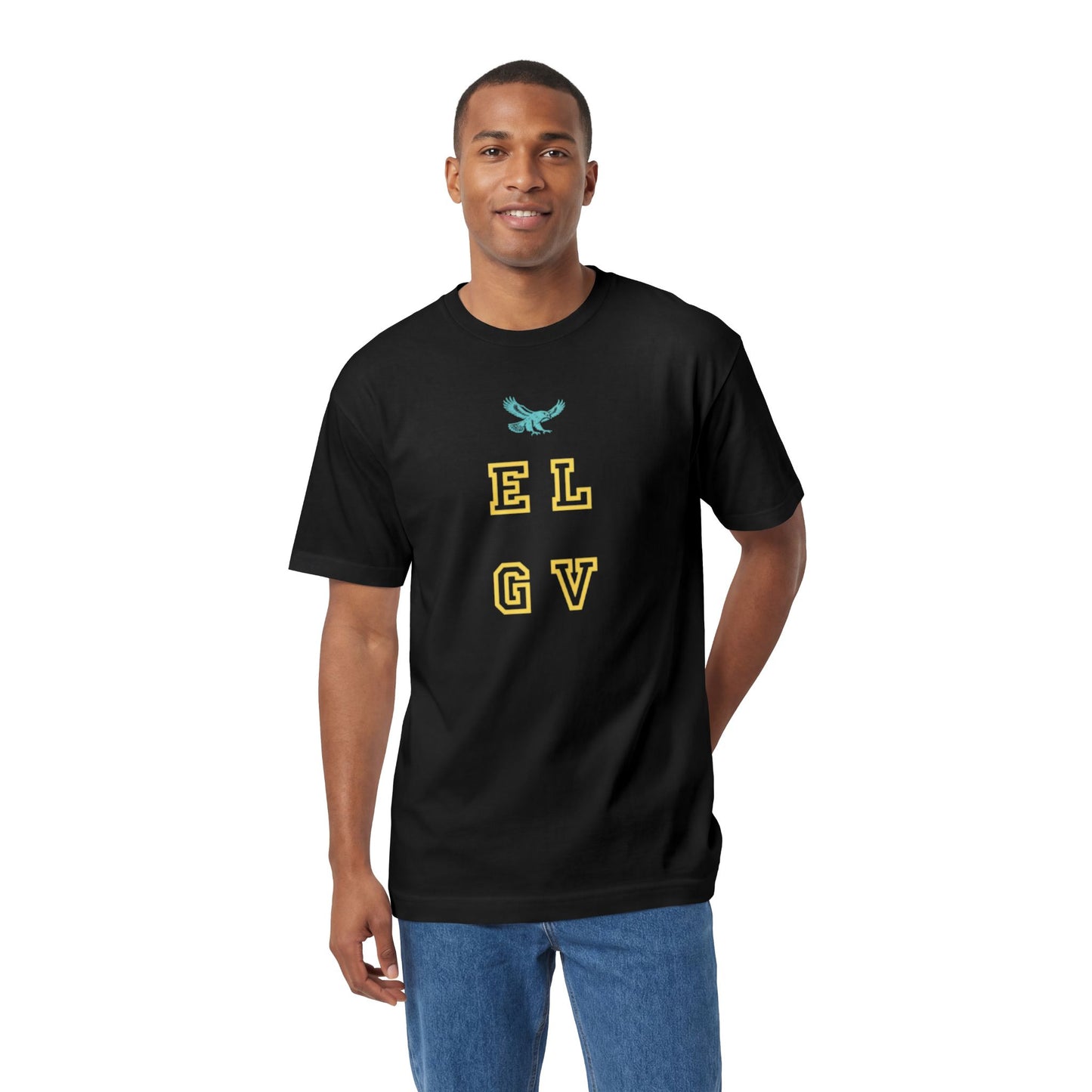 “Neon vibes yellow/teal” tee