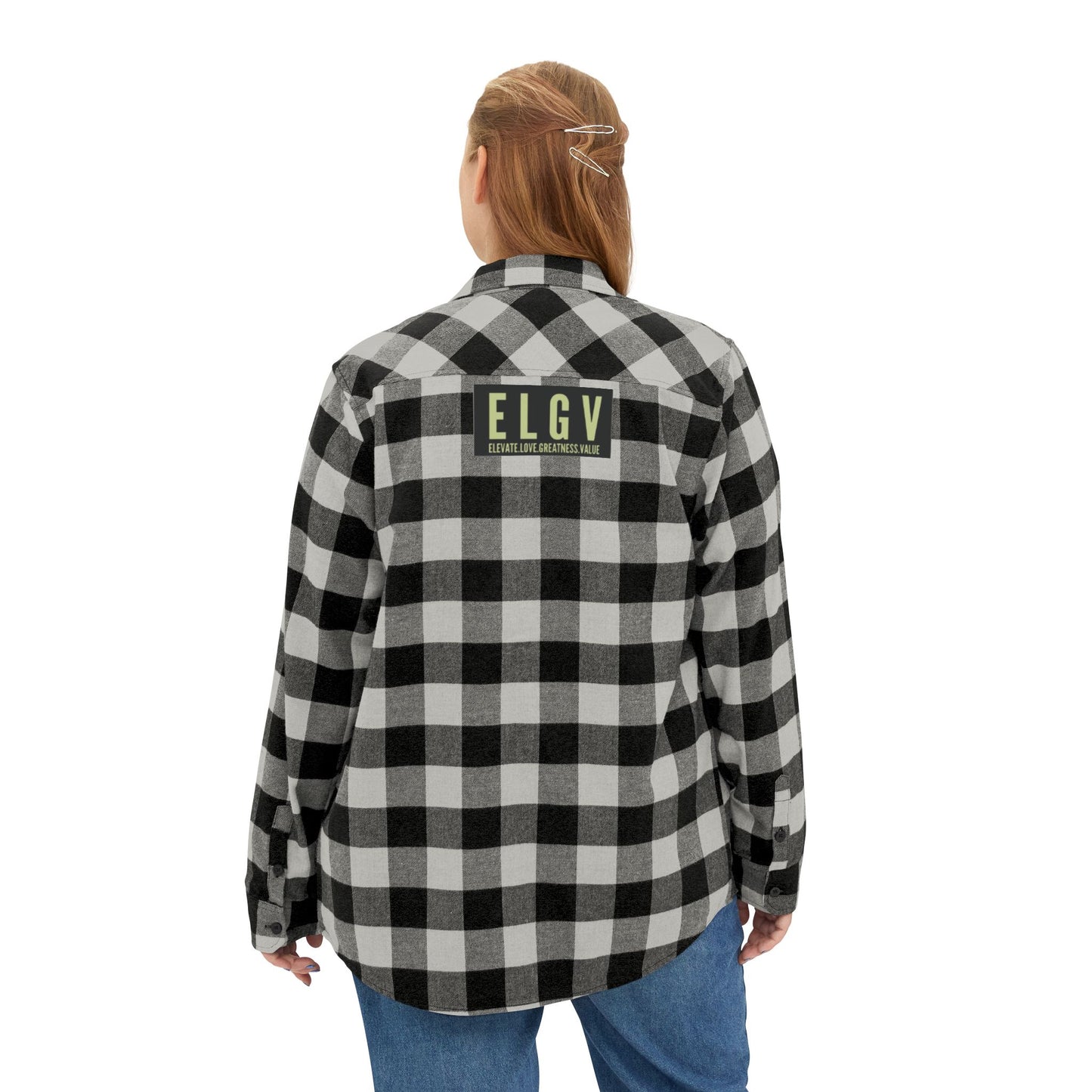 “Iron path olive” flannel