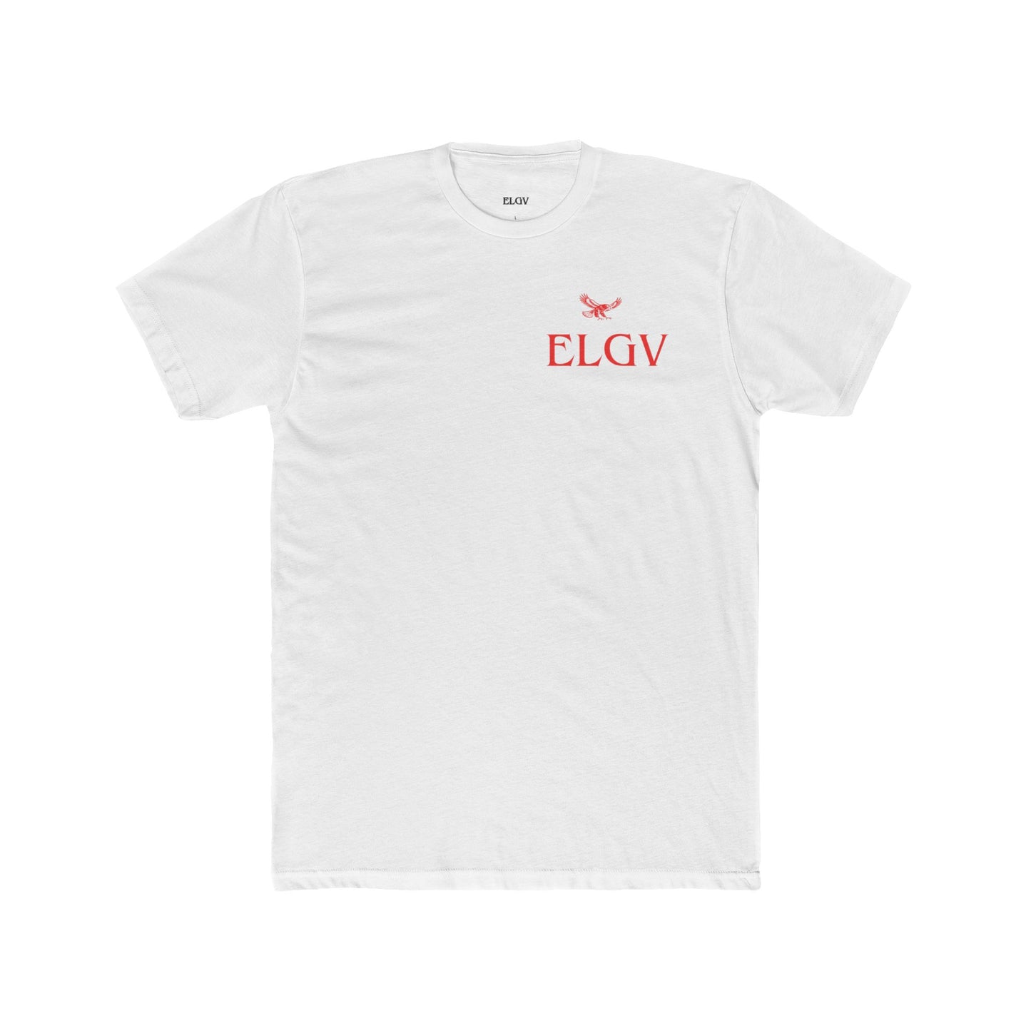 “Side ELGV logo red” tee