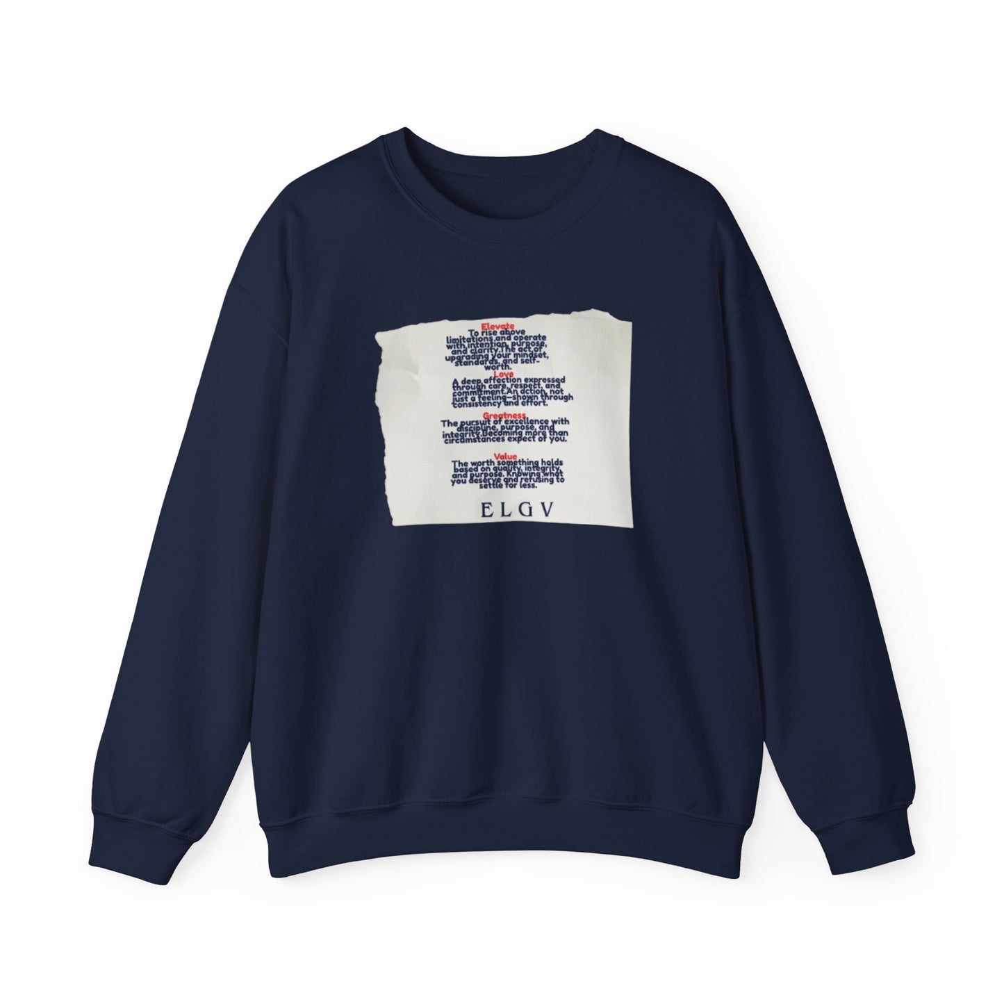 “The ELGV scripture” sweatshirt