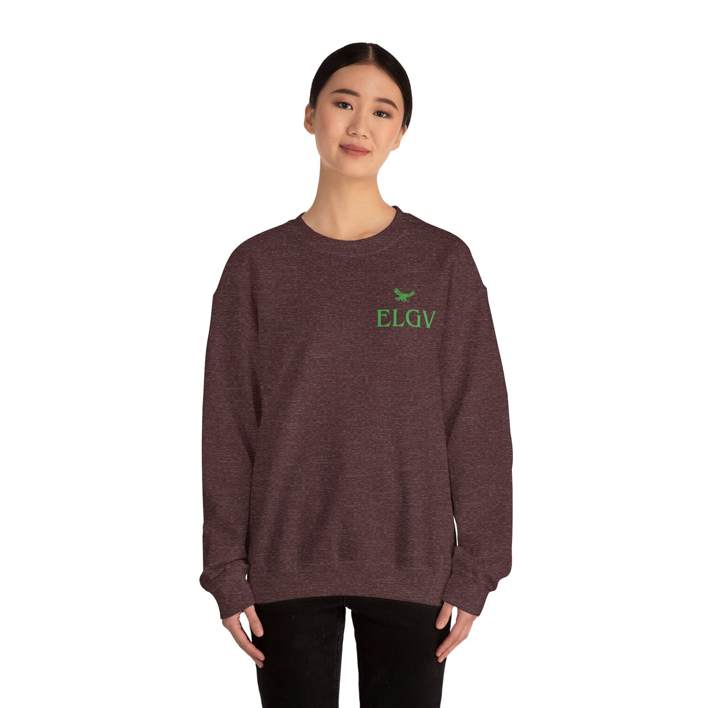 “Side ELGV logo green” sweatshirt