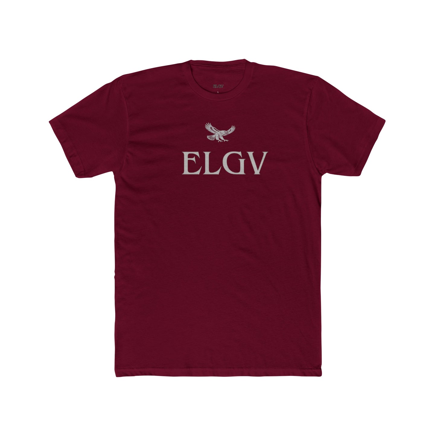 “Center ELGV label grey” tee