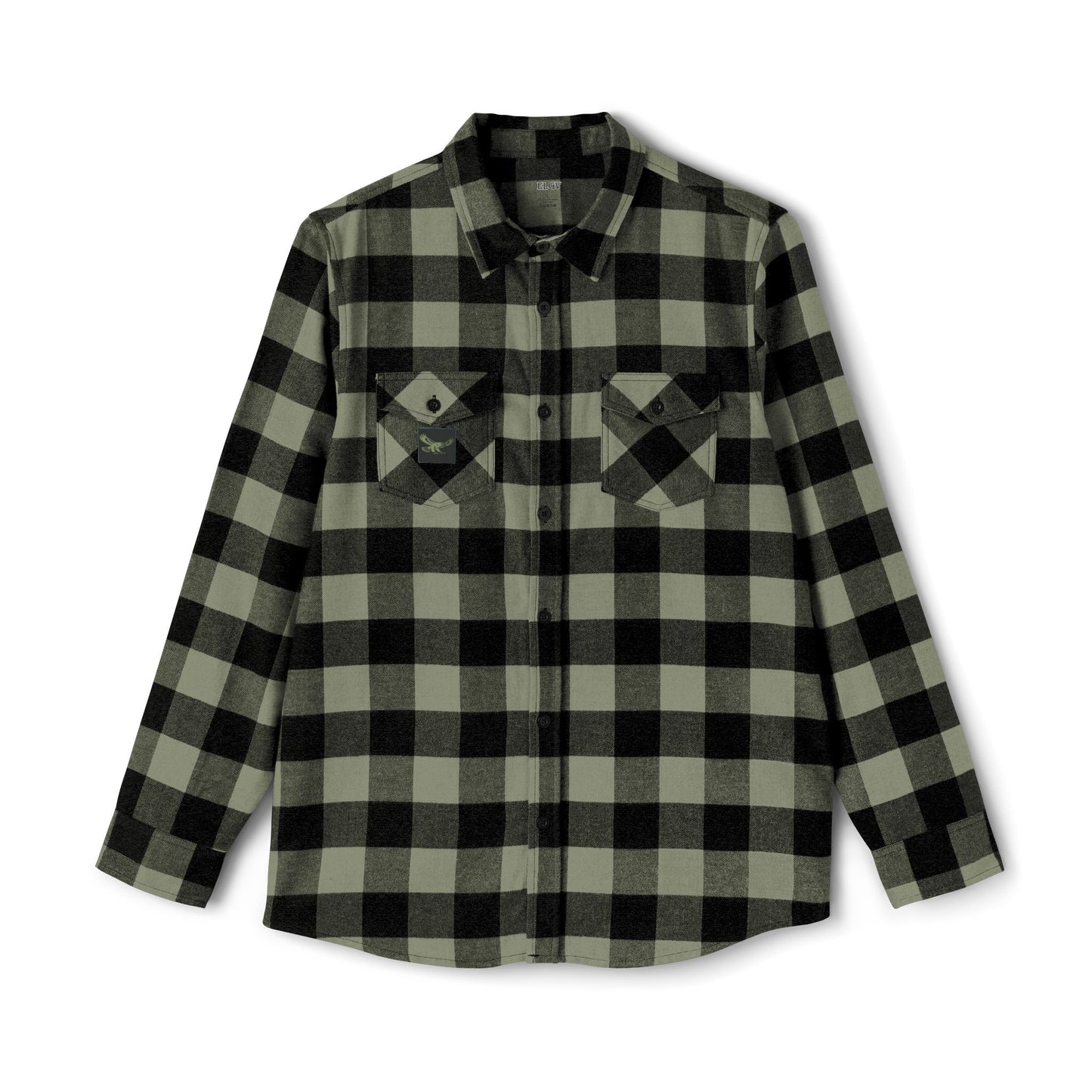 “Iron path olive” flannel
