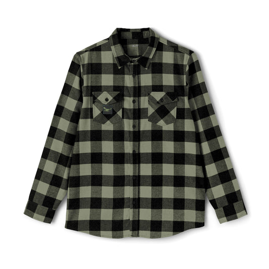 “Iron path olive” flannel