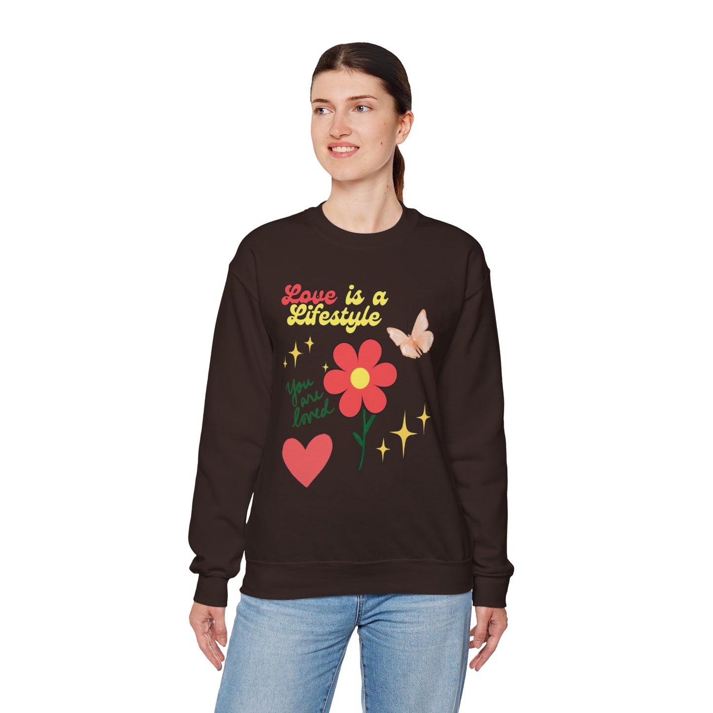 “Love is a  lifestyle” sweatshirt