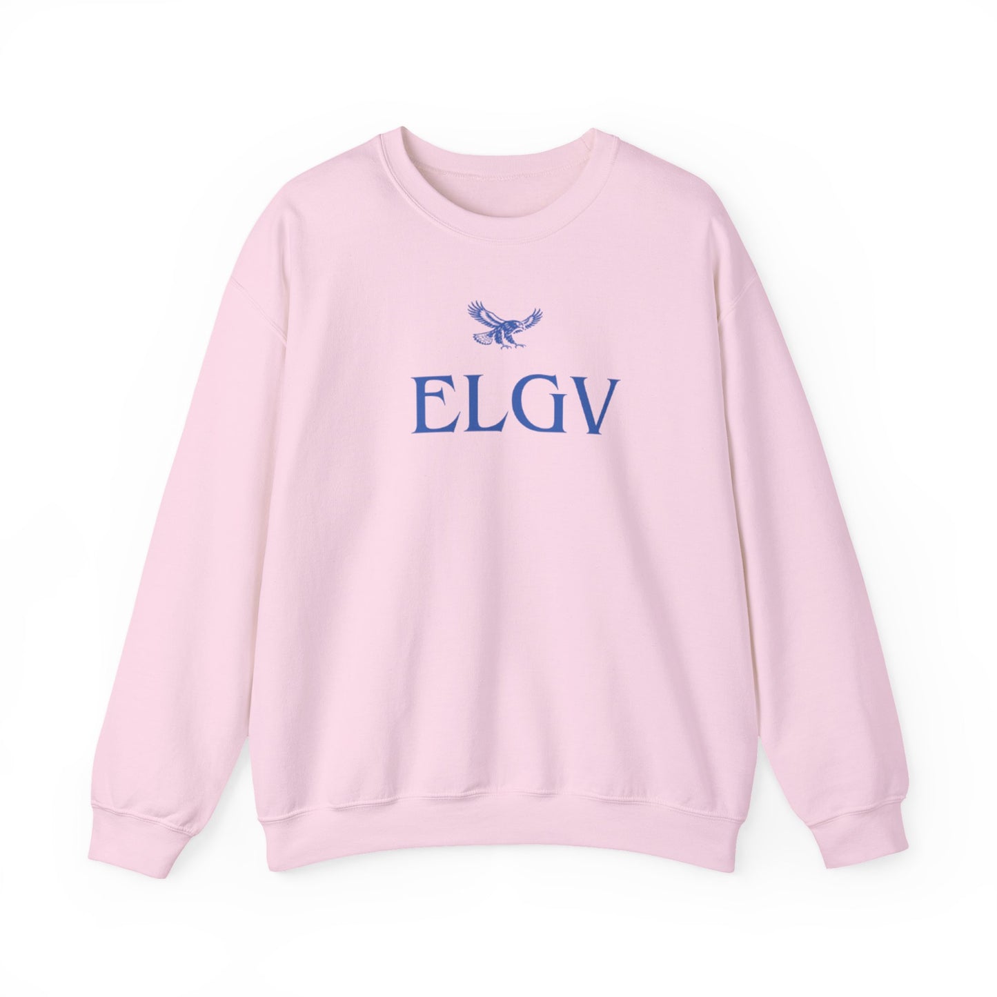 “Center ELGV logo blue” sweatshirt