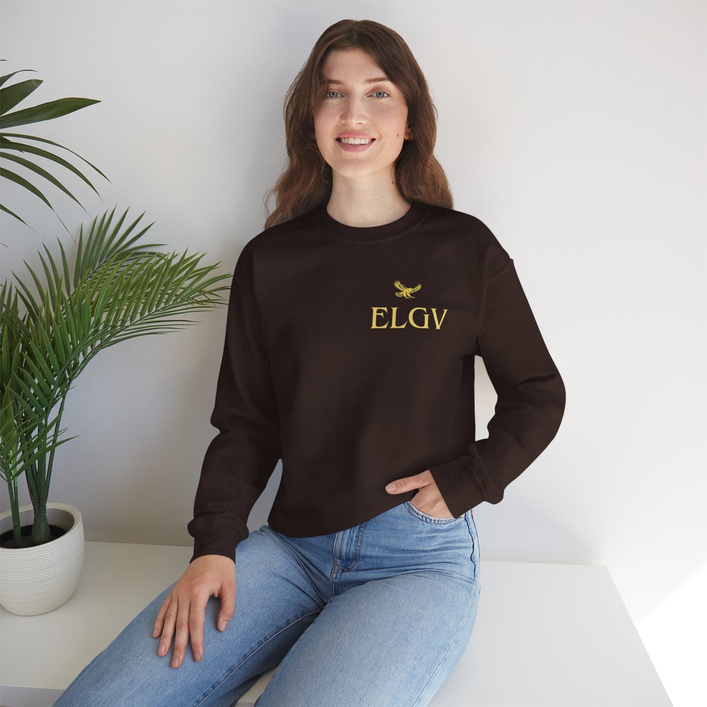“Side ELGV logo yellow” sweatshirt
