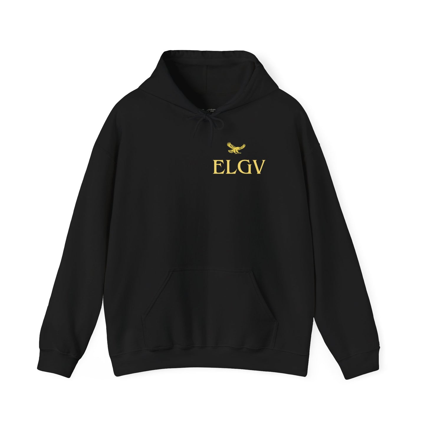 “Side ELGV logo yellow” hoodie