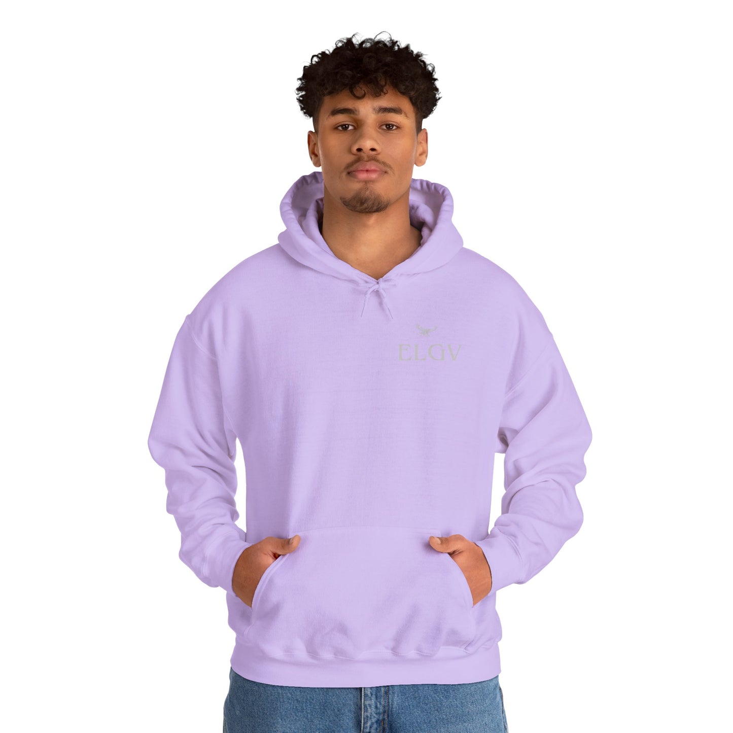 “Side ELGV logo gry” hoodie