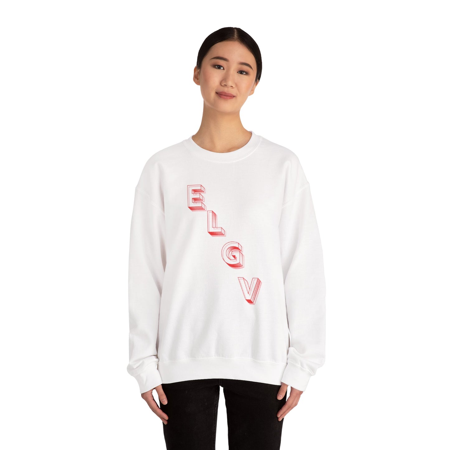 “Diagonal purpose” sweatshirt