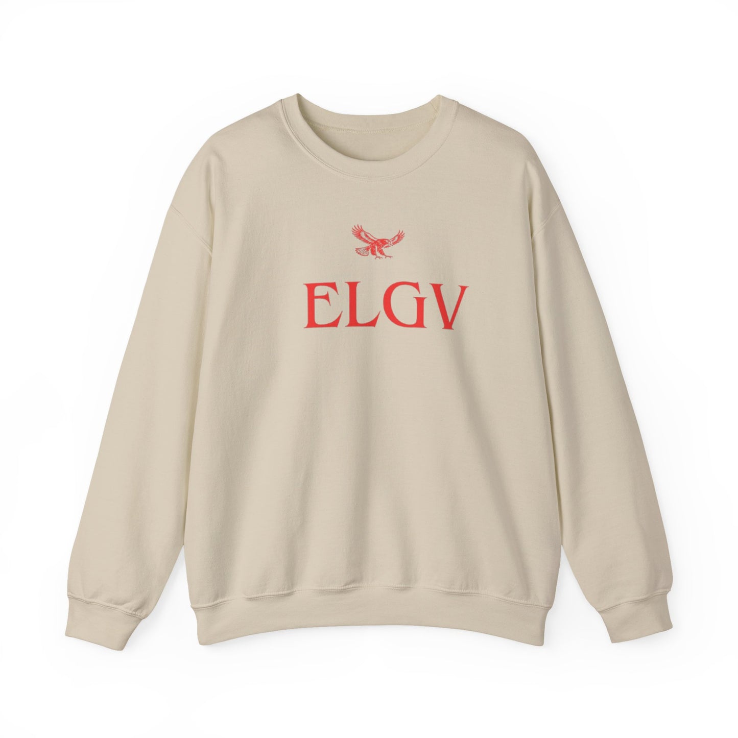 “Center ELGV logo red” sweatshirt