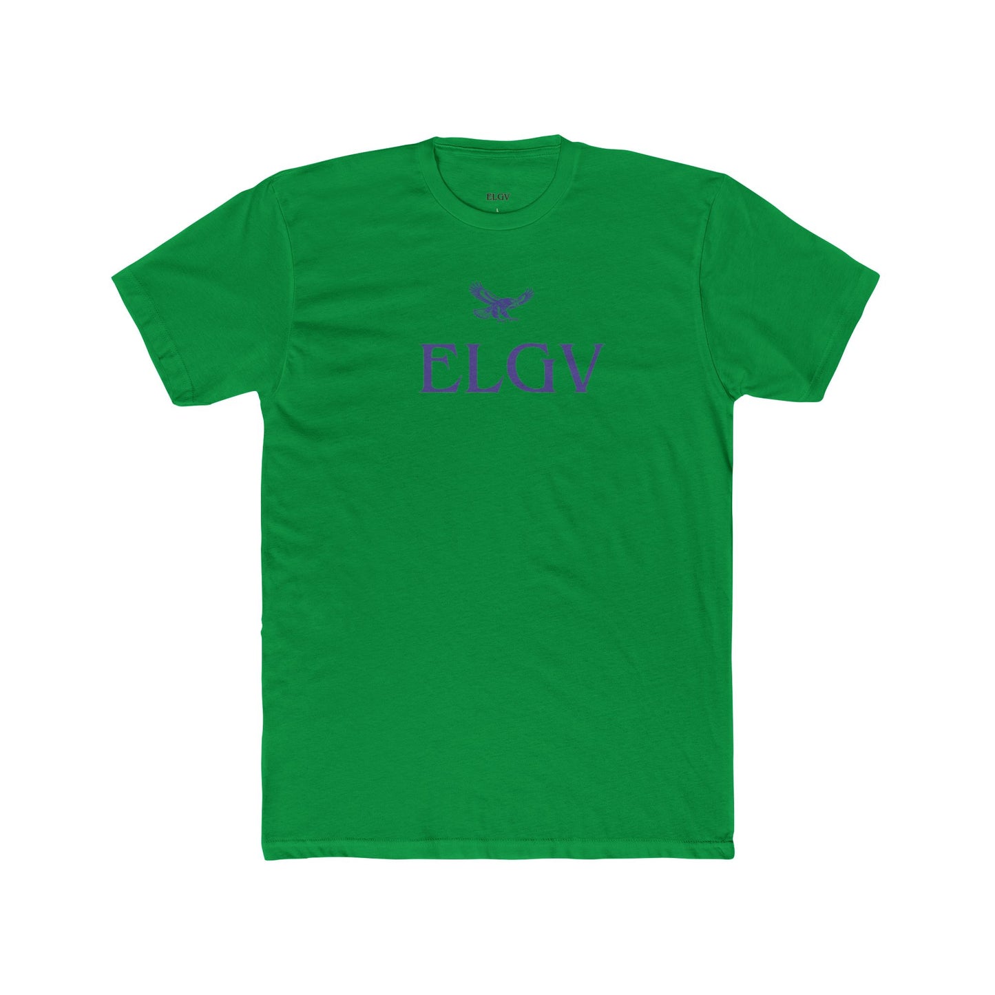 “Center ELGV logo purple” tee
