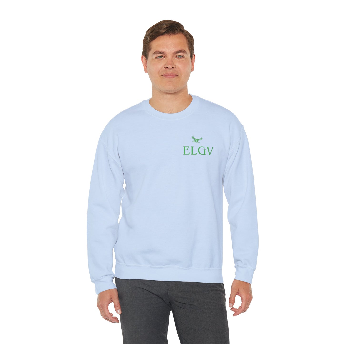 “Side ELGV logo green” sweatshirt