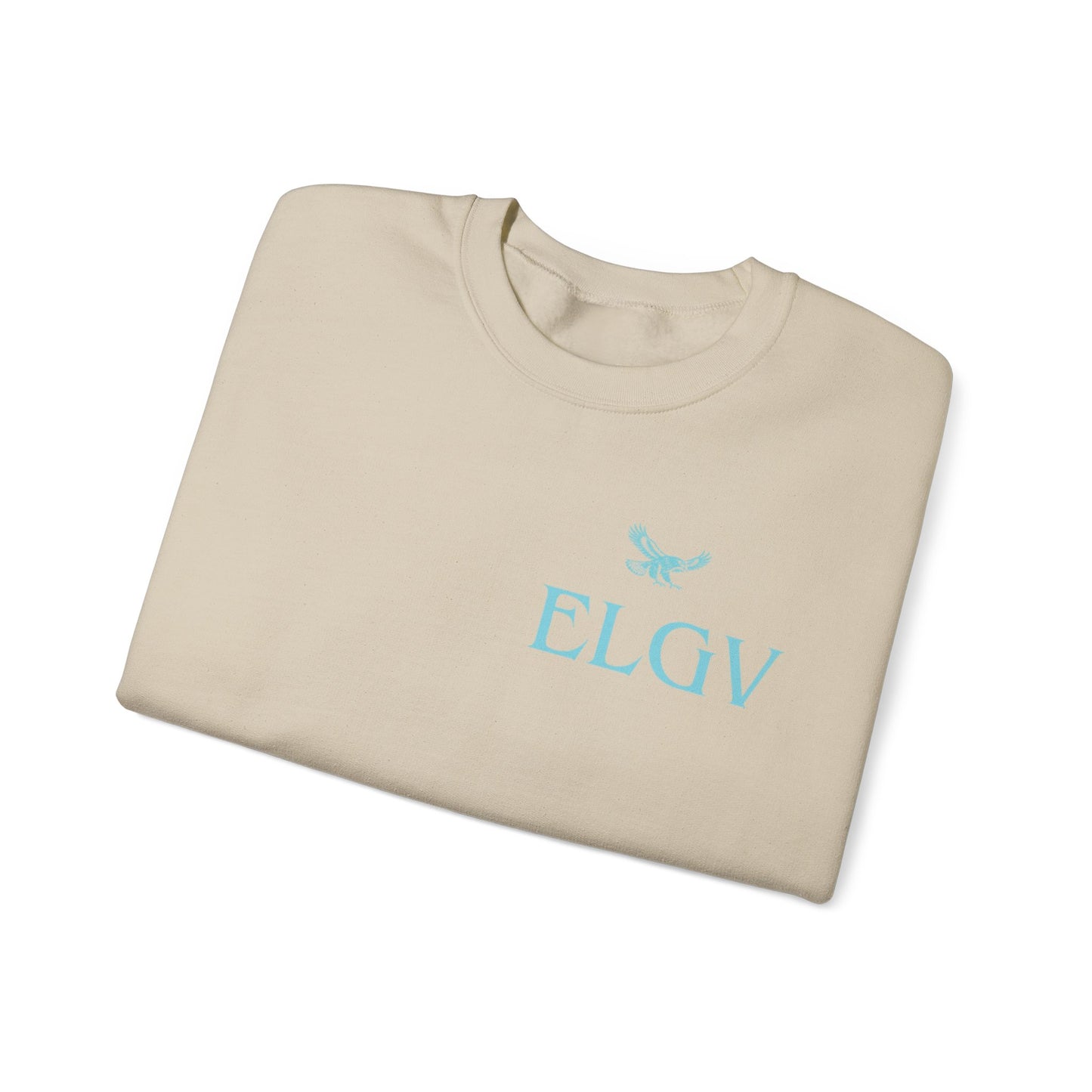 “Side ELGV logo aqua” sweatshirt