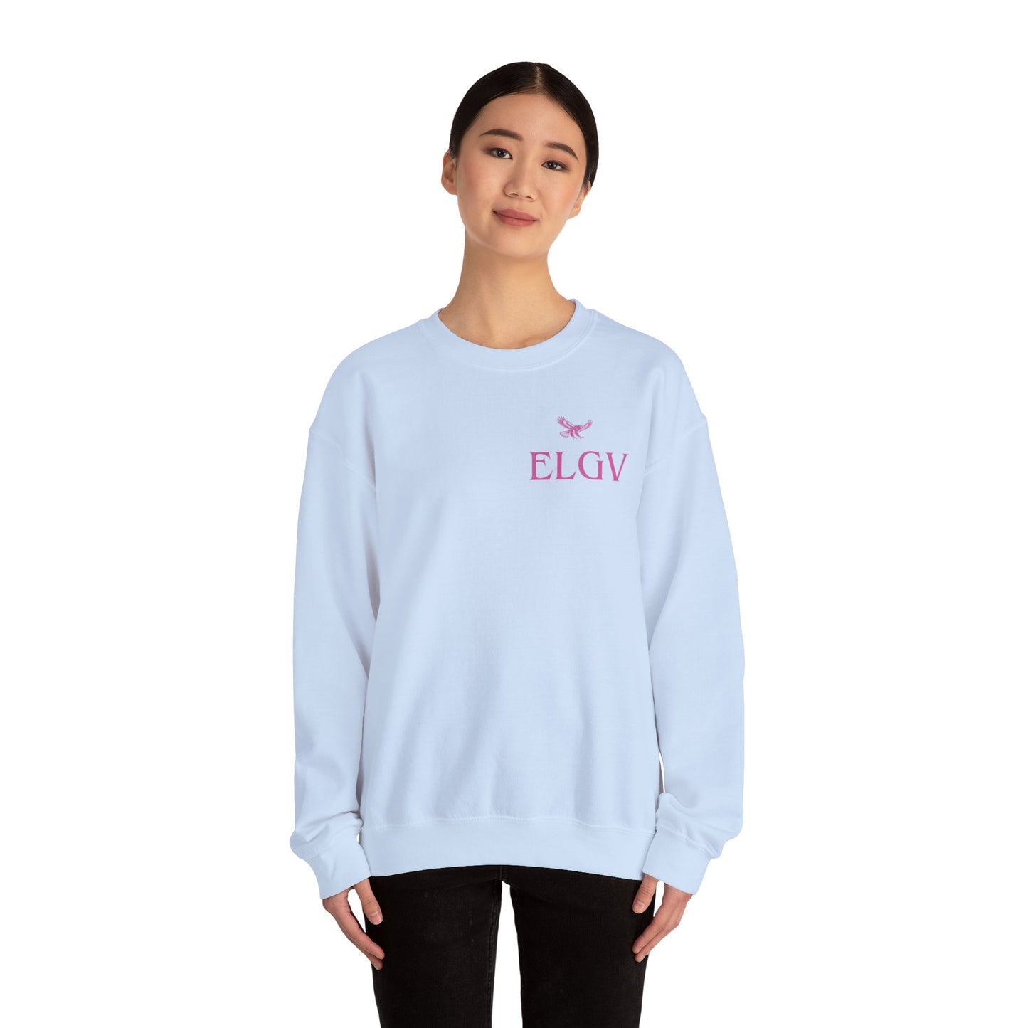 “Side ELGV logo pink” sweatshirt