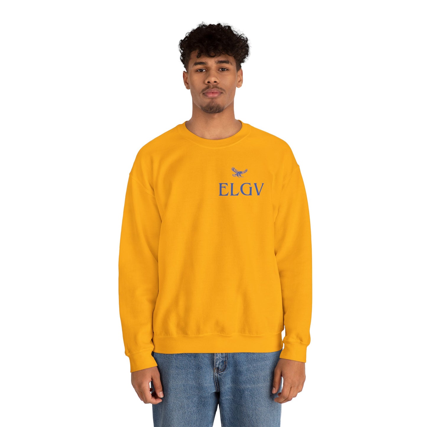 “Side ELGV logo blue” sweatshirt