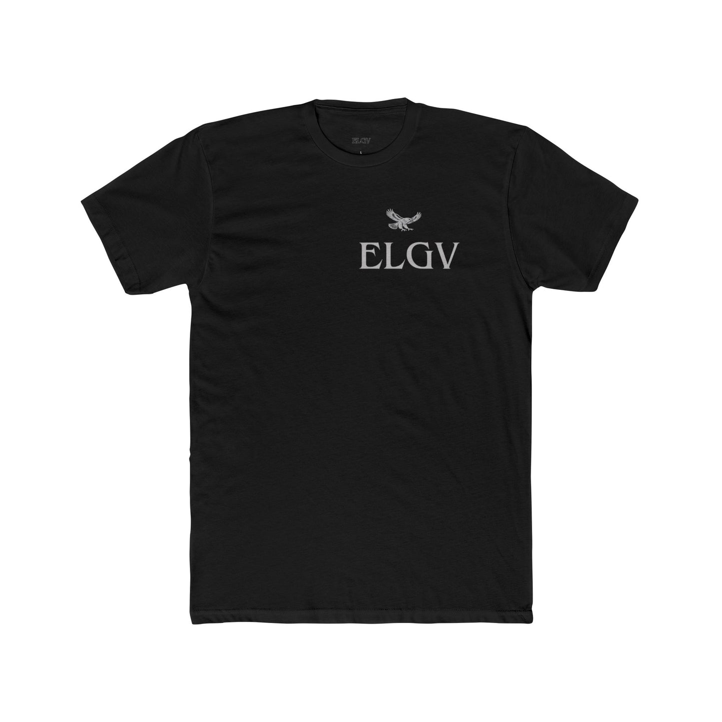 “Side ELGV logo gry” tee