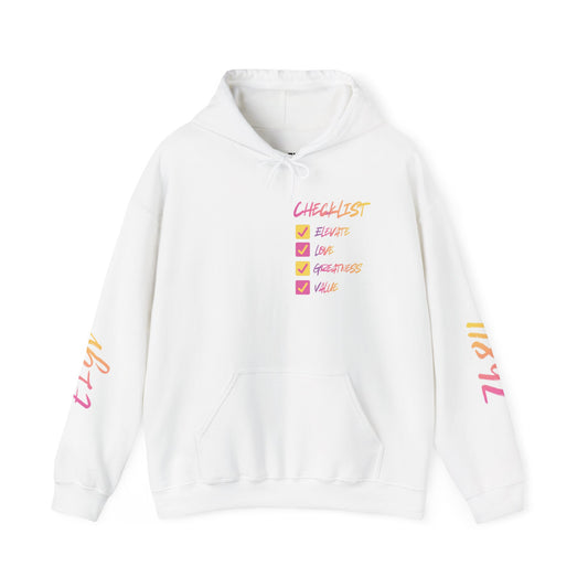 "Checklist mode activated” hoodie