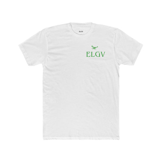 “Side ELGV logo green” tee
