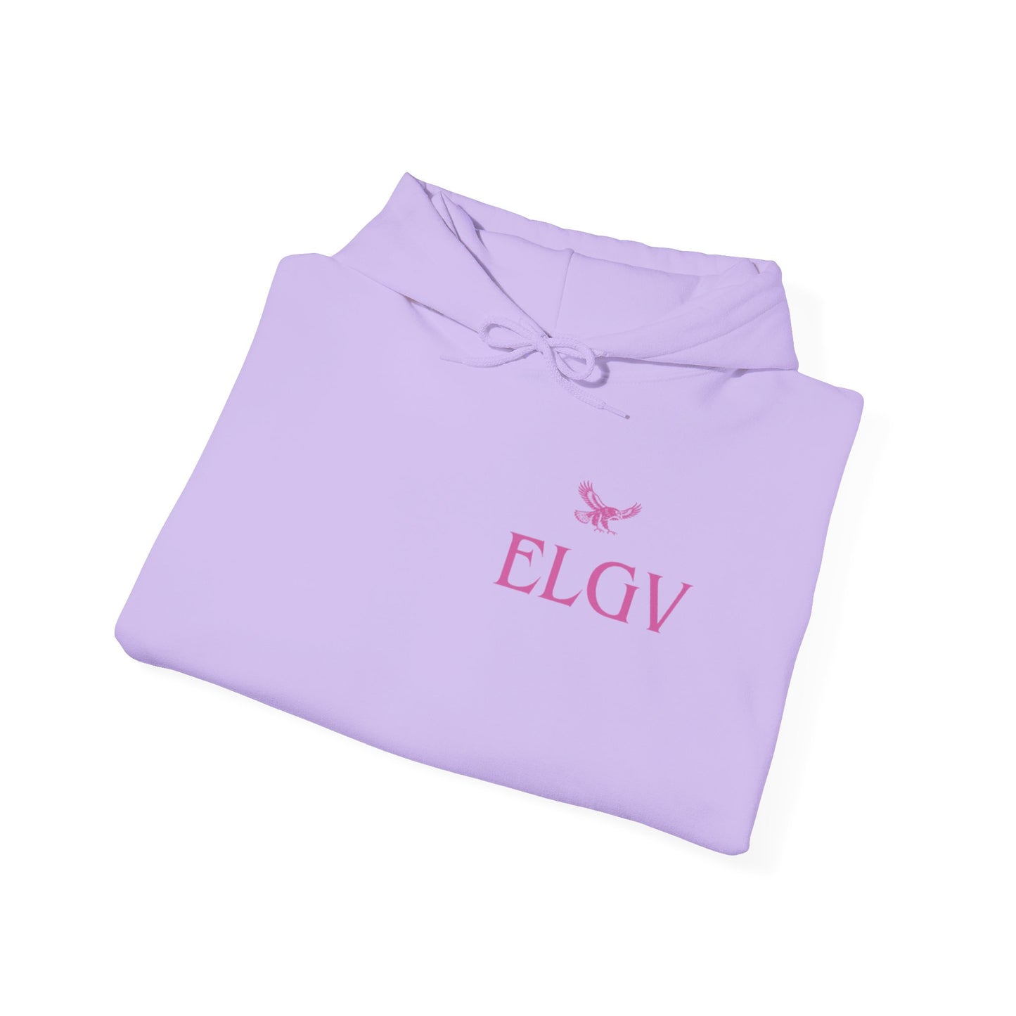 “Side ELGV logo pink” hoodie