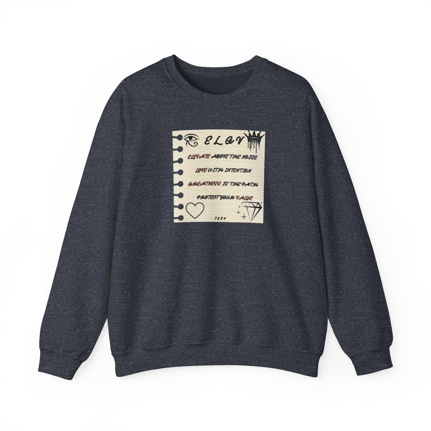 “Message of purpose, next level” sweatshirt