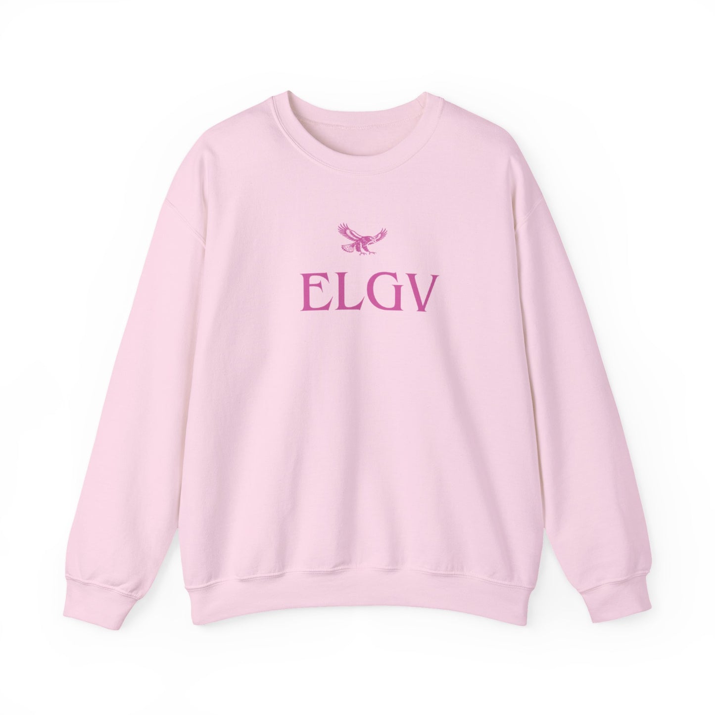 “Center ELGV logo pink” sweatshirt