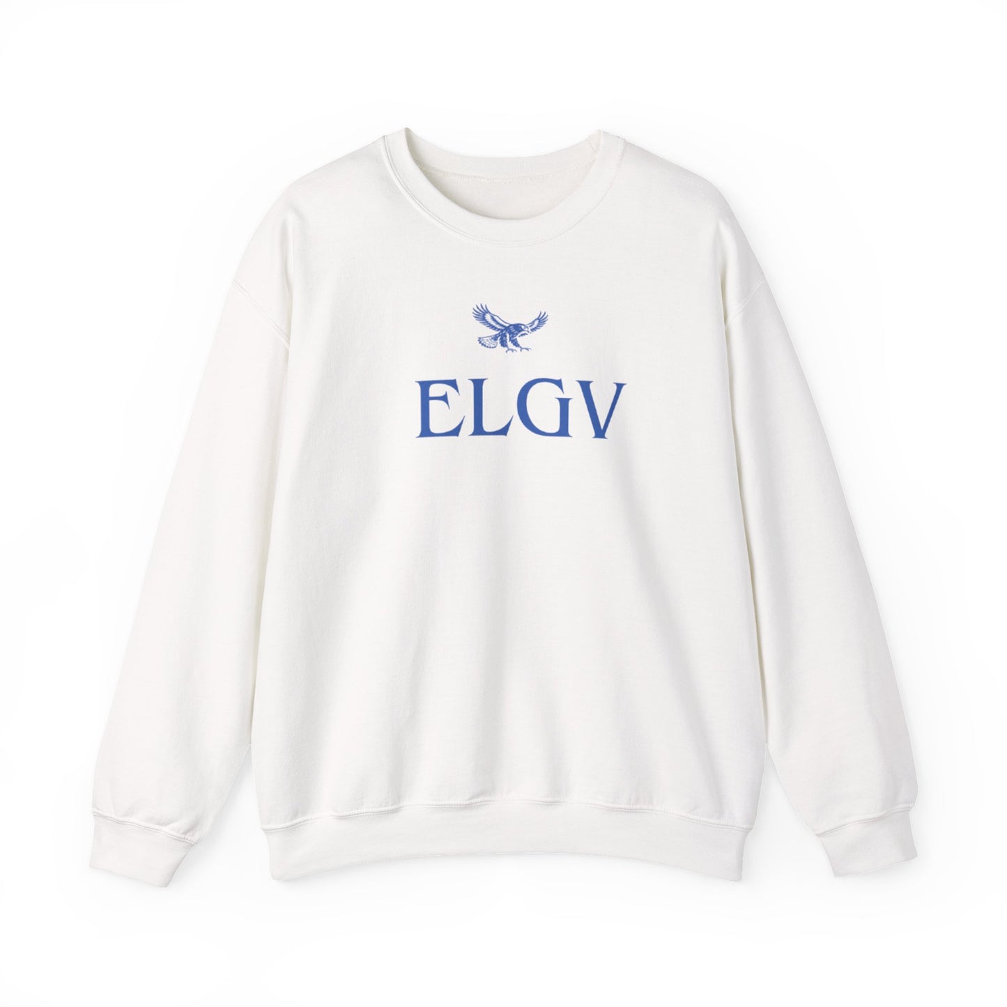 “Center ELGV logo blue” sweatshirt
