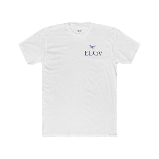 “Side ELGV logo prple” tee