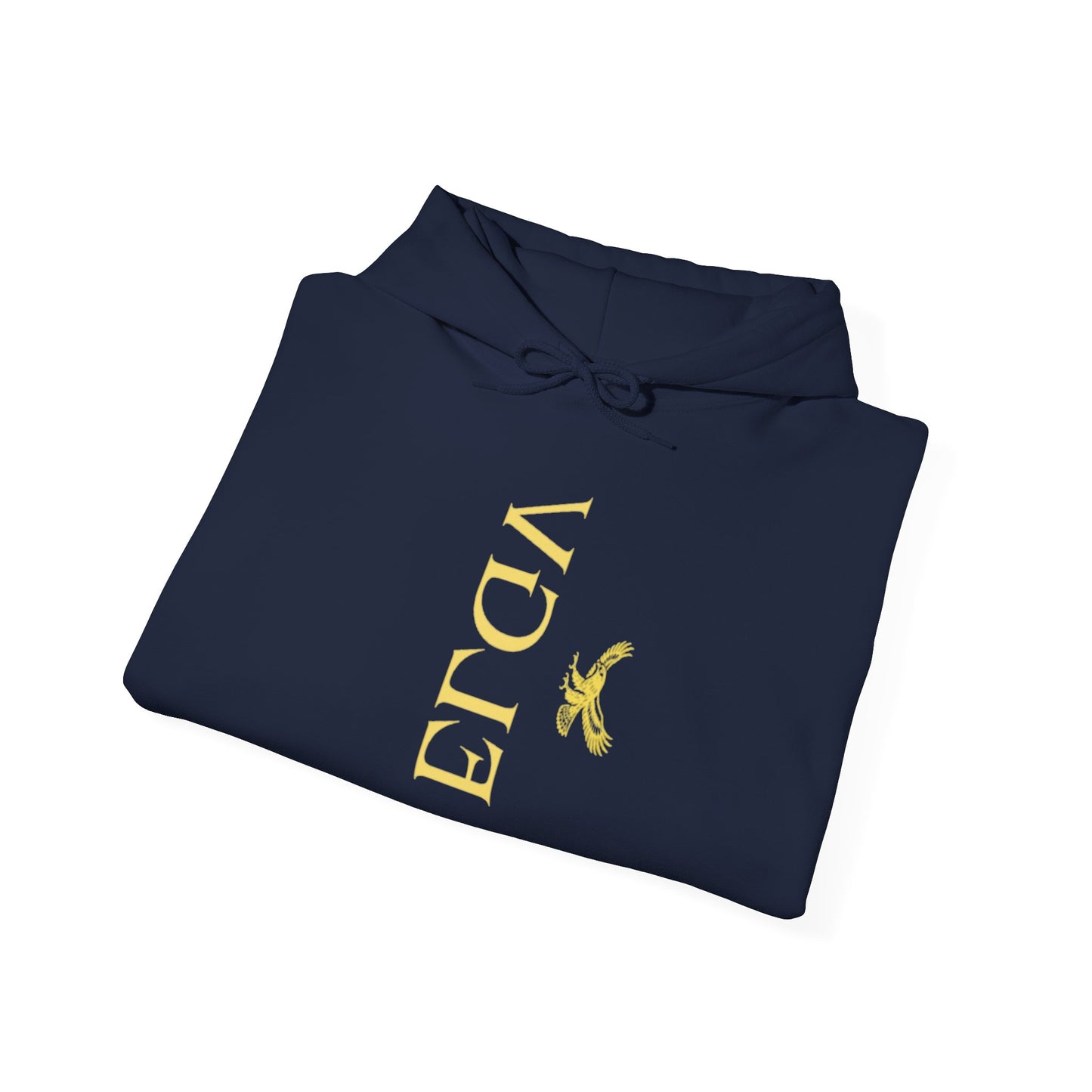“Side ELGV logo mirror  yellow” hoodie