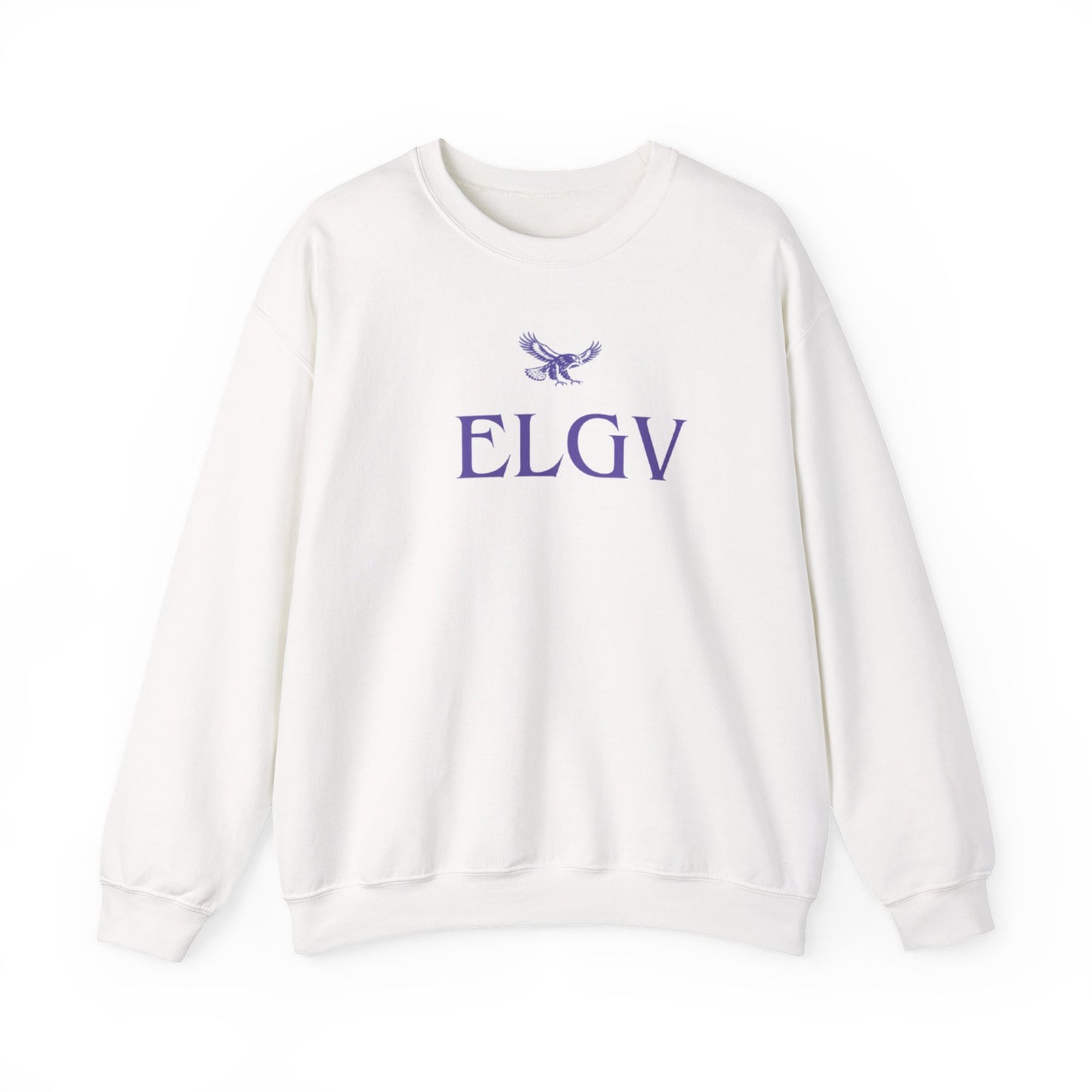 “Center ELGV purple logo” sweatshirt