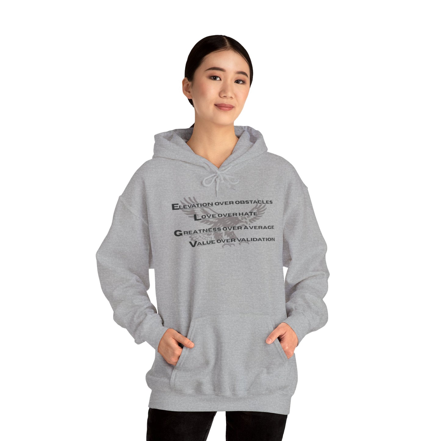 “Above it all” hoodie
