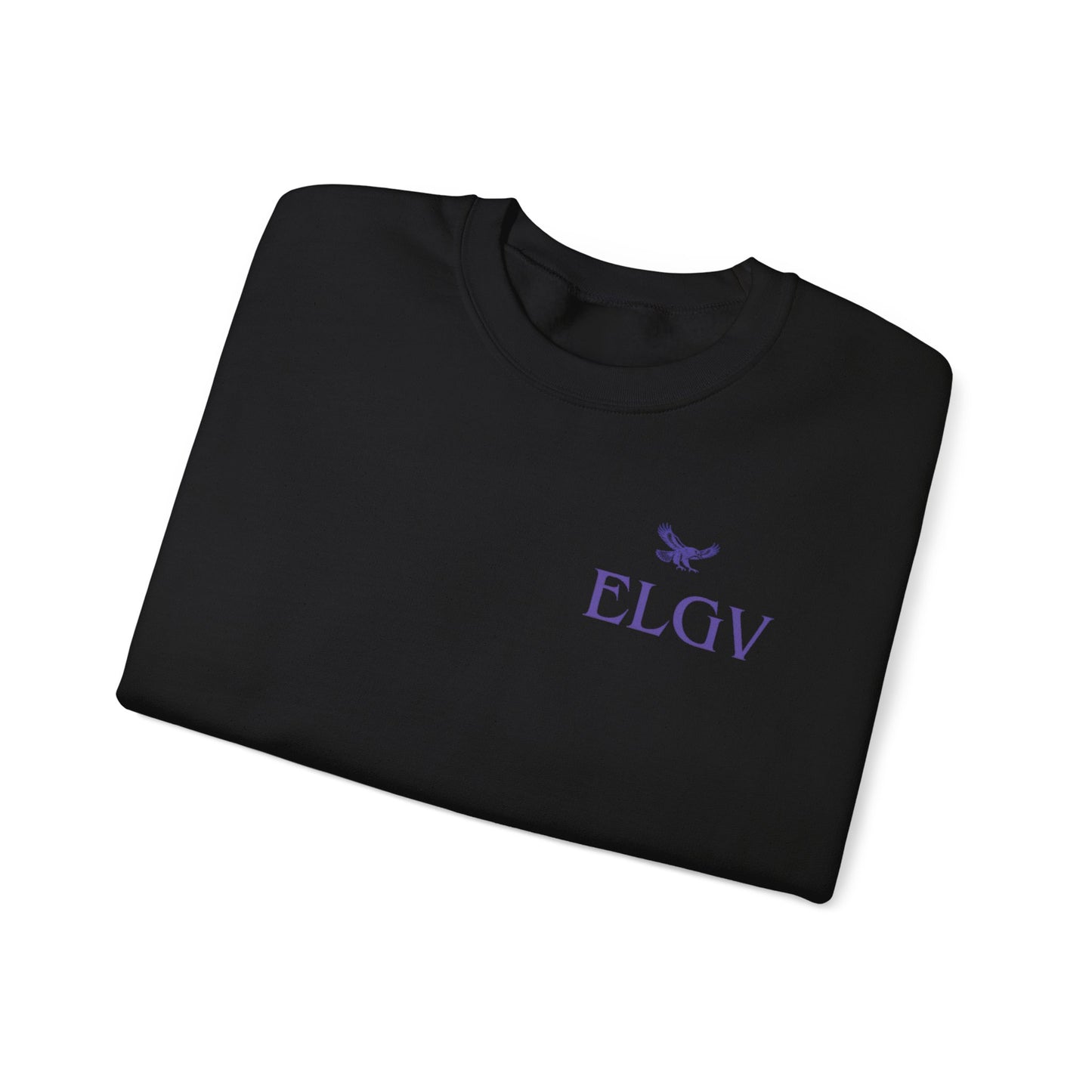 “Side ELGV logo prple” sweatshirt