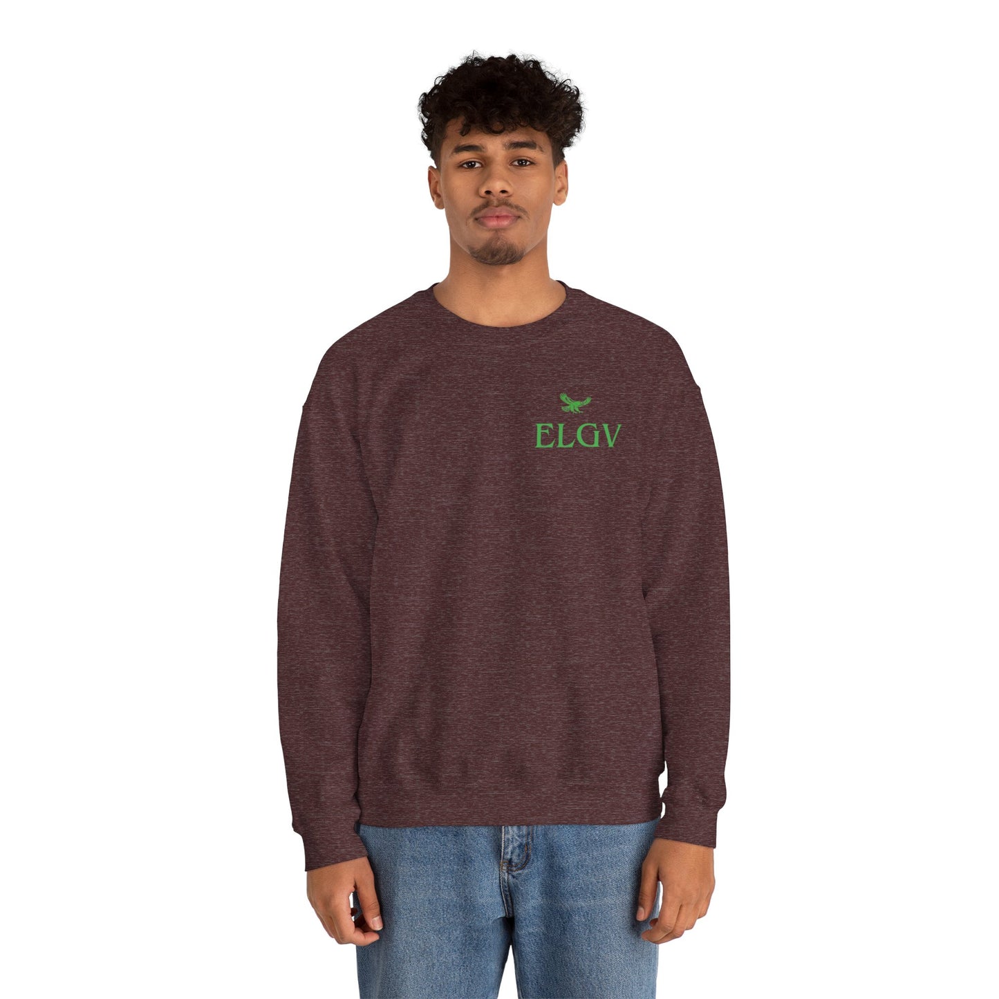 “Side ELGV logo green” sweatshirt