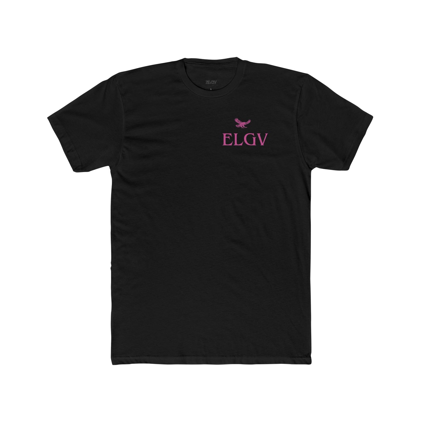 “Side ELGV logo pink” tee