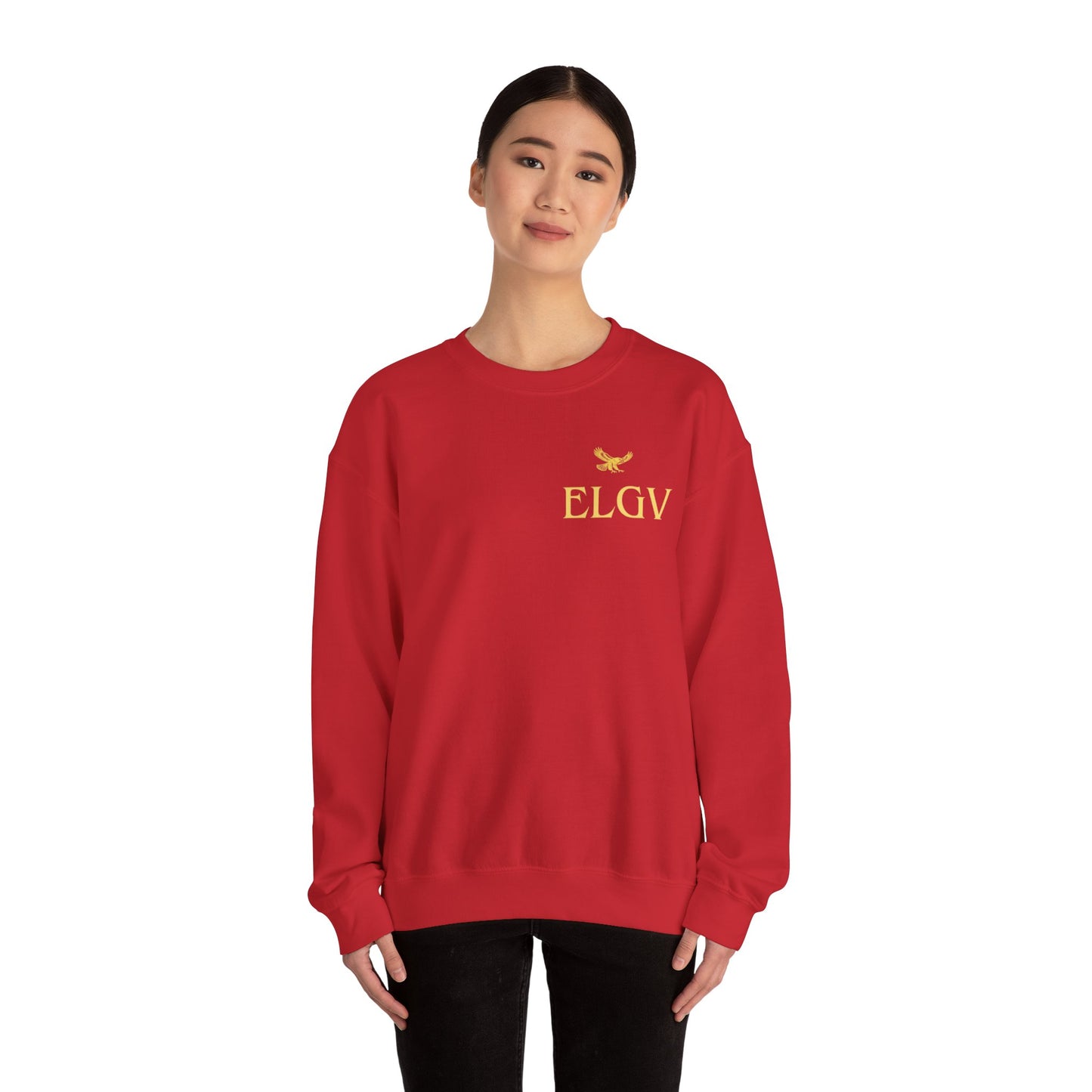 “Side ELGV logo yellow” sweatshirt