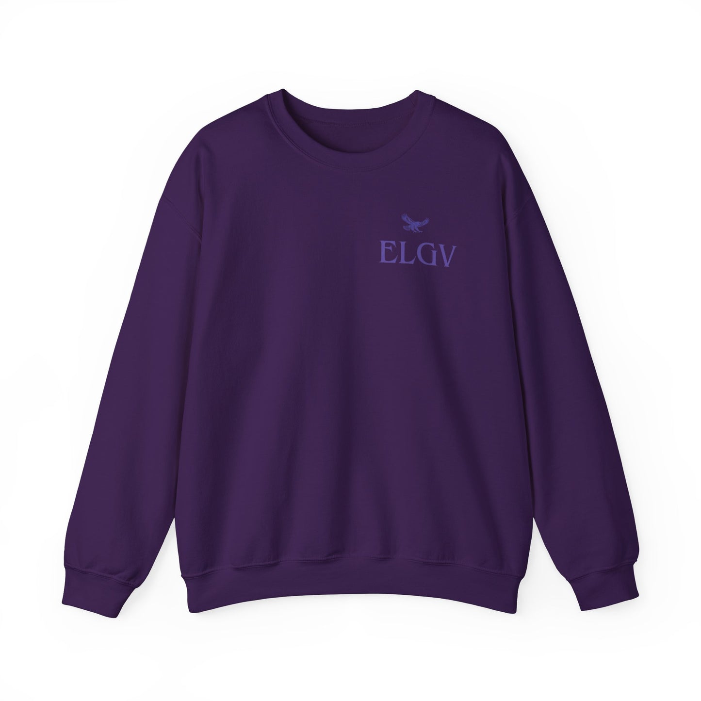 “Side ELGV logo prple” sweatshirt