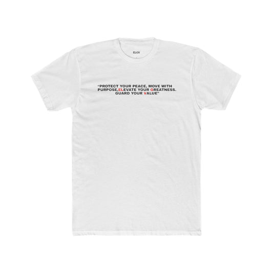 “Strategic principles, next level” tee