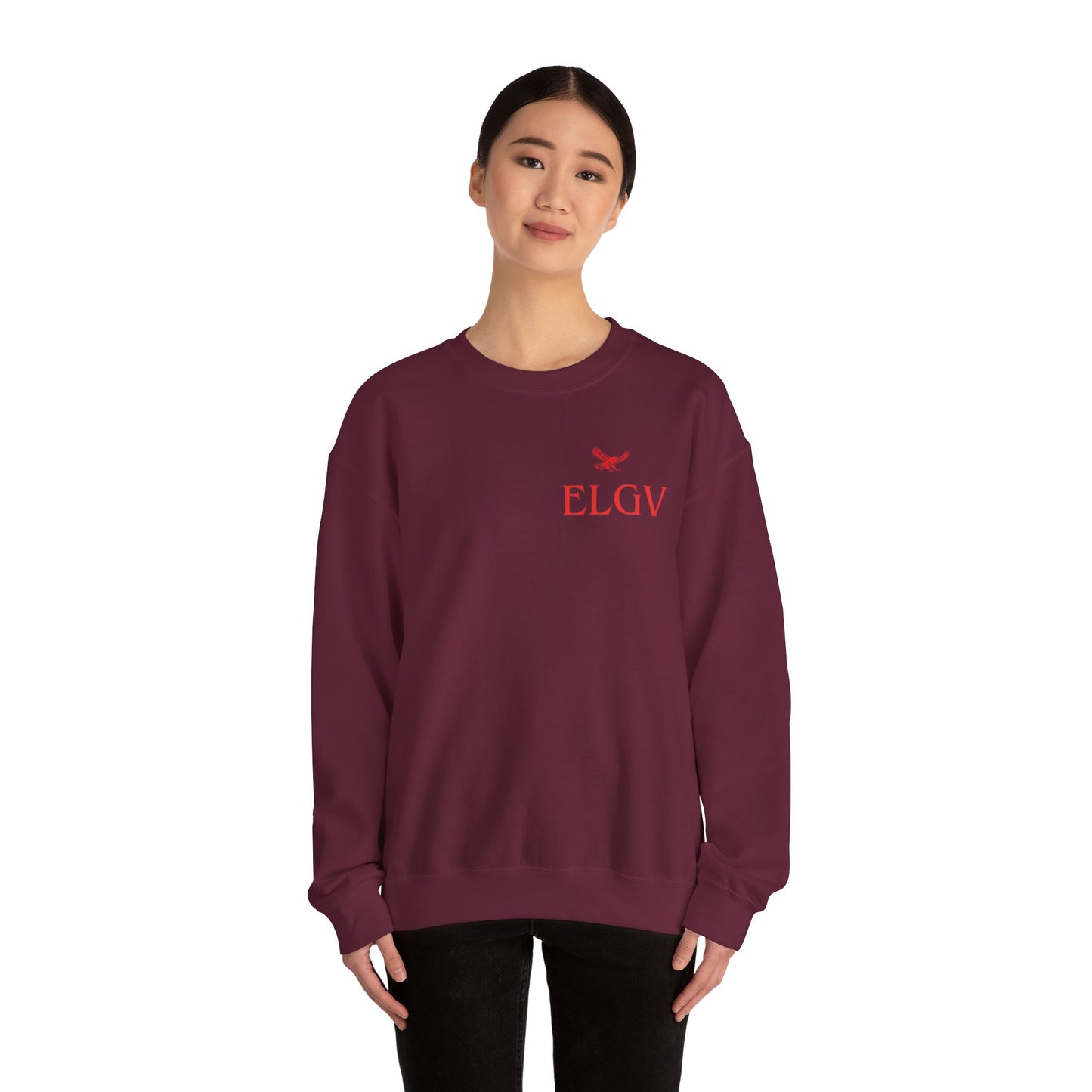 “Side ELGV logo red” sweatshirt