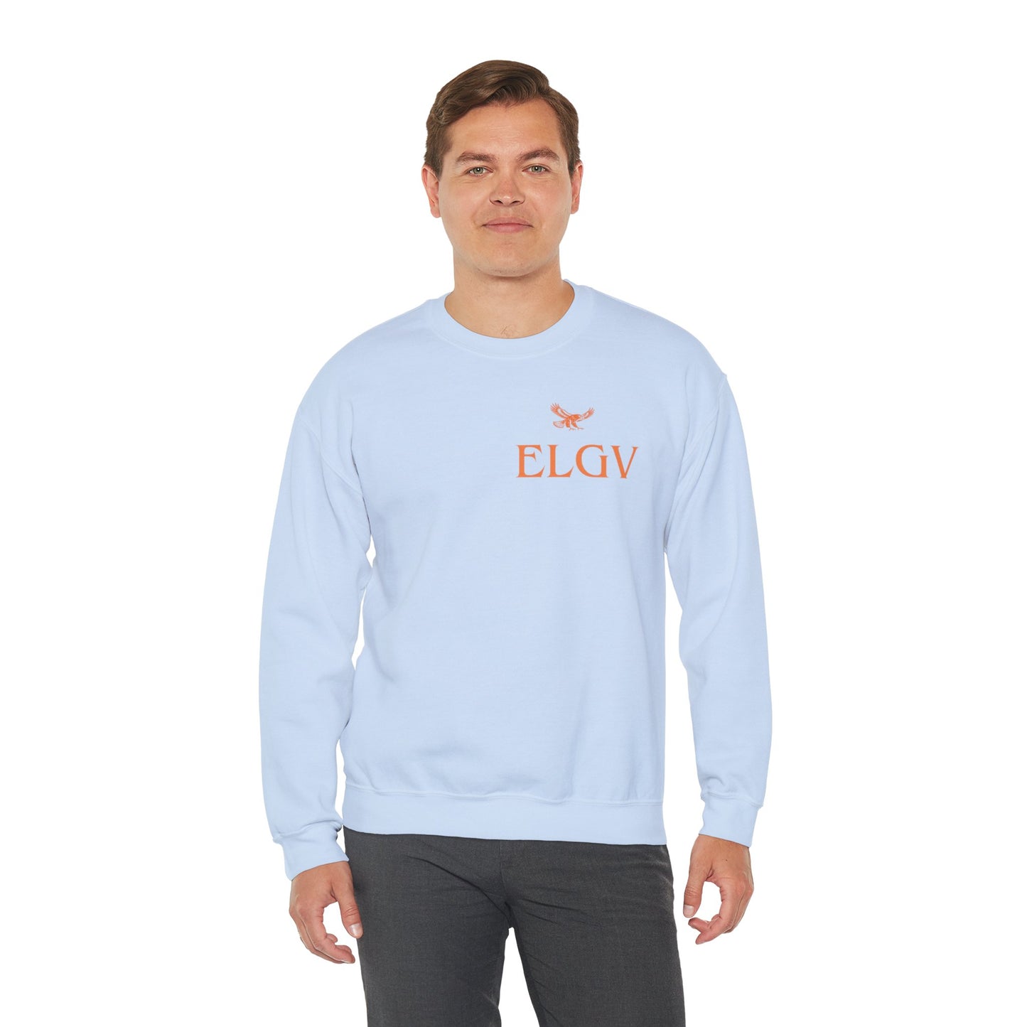 “Side ELGV logo orange” sweatshirt
